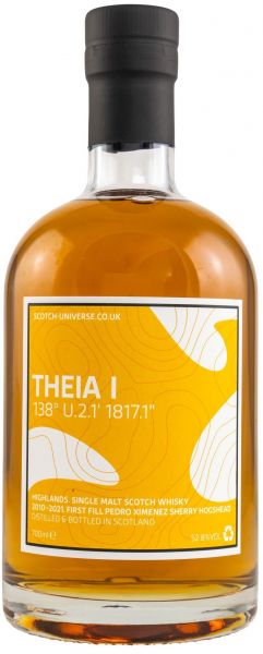 Theia I 2010/2021 1st Fill Pedro Ximénez Sherry Scotch Universe 52,8% vol.