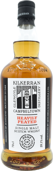 Kilkerran Heavily Peated "Peat in Progress" Batch #7 59,1% vol.
