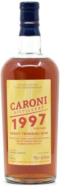 Caroni 23 Jahre 1997/2021 Spheric Spirits 62% vol.