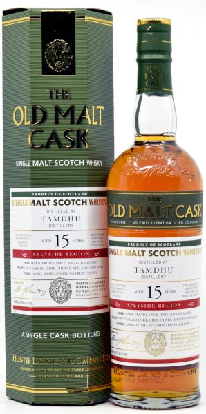 Tamdhu 15 Jahre 2007/2022 Sherry Cask Hunter Laing Old Malt Cask 50% vol.