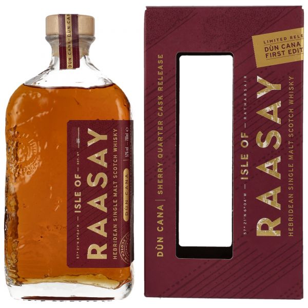 Isle of Raasay Dùn Cana First Edition Sherry Quarter Cask Release 52% vol.