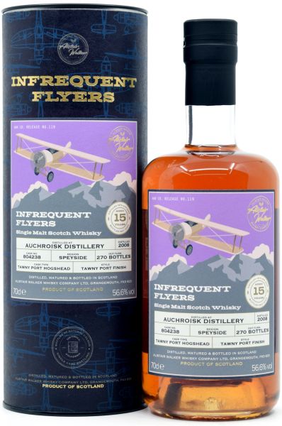 Auchroisk 15 Jahre 2008/2023 Tawny Port Cask Alistair Walker Infrequent Flyers 56,6% vol.
