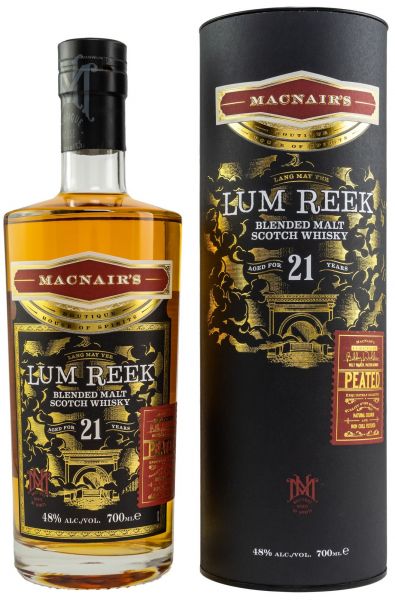 Lum Reek 21 Jahre Blended Malt MacNair’s Boutique House of Spirits 48% vol.