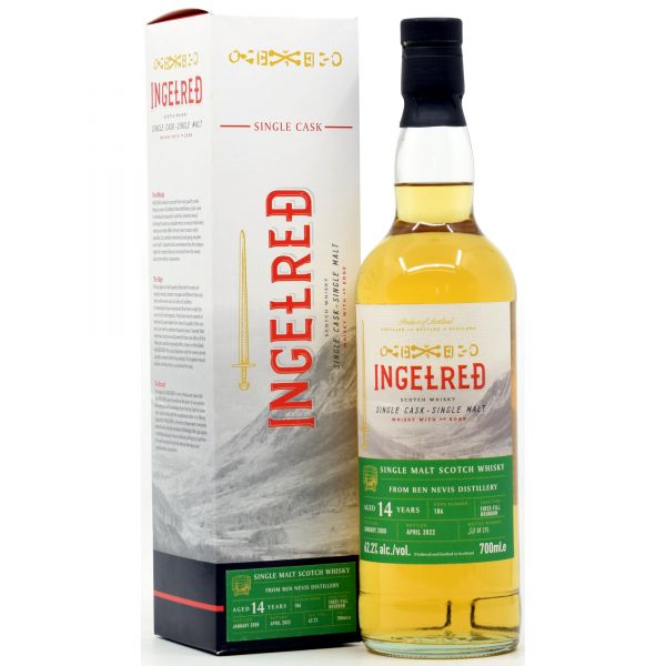 Ben Nevis 14 Jahre 2008/2022 Blackadder Ingelred #186 62,2% vol.