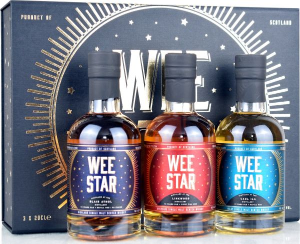 WEE Star Pack North Star Spirits - Linkwood 2006, Blair Athol 2006, Caol Ila 2012