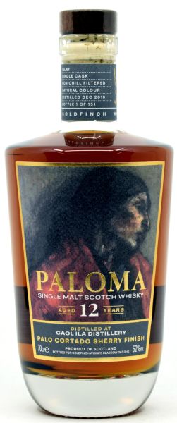Caol Ila 12 Jahre 2010/2023 1st Fill Palo Cortado Sherry Goldfinch Paloma Series 52% vol.