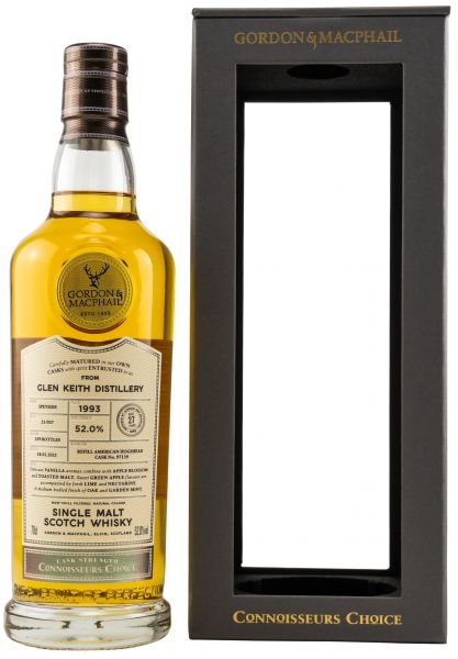 Glen Keith 27 Jahre 1993/2021 Gordon & MacPhail Cask Strength 52% vol.