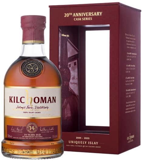 Kilchoman 14 Jahre Sherry Butts 100% Islay 20th Anniversary 55% vol.