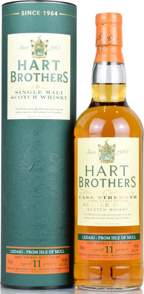 Ledaig 11 Jahre 2005/2016 1st Fill Sherry Hart Brothers 54,6% vol.