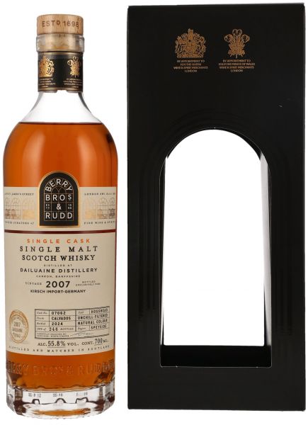 Dailuaine 2007/2024 Calvados Cask Berry Bros. & Rudd #07062 55,8% vol.