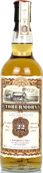 Tobermory 22 Jahre 1995/2018 Jack Wiebers Old Train Line 44,3% vol.