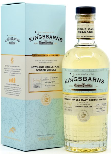 Kingsbarns 6 Jahre /2023 Ex-peated Single Cask #1650720 61,5% vol.