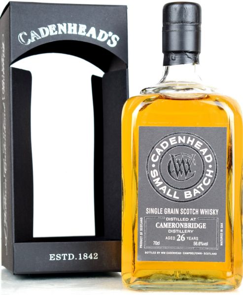 Cameronbridge 26 Jahre 1989/2015 Cadenheads 56,6% vol.