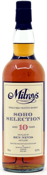 Ben Nevis 10 Jahre 2012/2023 Oloroso Sherry Cask Milroy&#039;s of Soho 57,1% vol