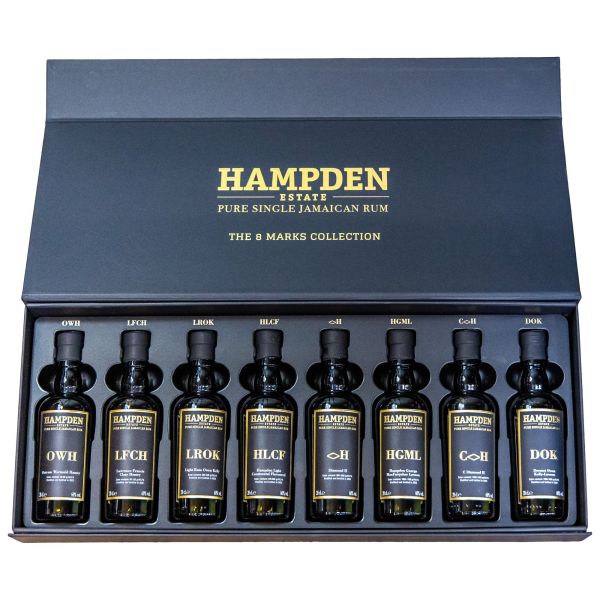 The 8 Marks Collection Hampden Estate Pure Single Jamaican Rum 8x 20cl