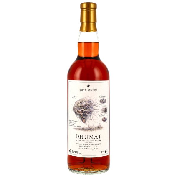 DHUMAT 2008/2026 17 Jahre 1st Fill Barolo Wine Barrique Scotch Universe 54,9% vol.
