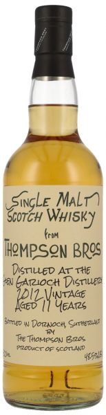 Glen Garioch 11 Jahre 2012/2023 Thompson Bros 48,5% vol.