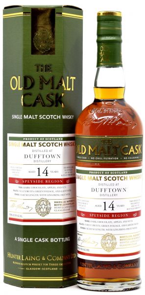 Dufftown 14 Jahre 2007/2022 Sherry Cask Hunter Laing Old Malt Cask 50% vol.