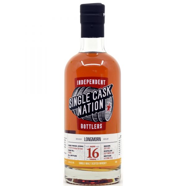 Longmorn 16 Jahre 2009/2025 1st Fill PX Barrique Single Cask Nation 57% vol.