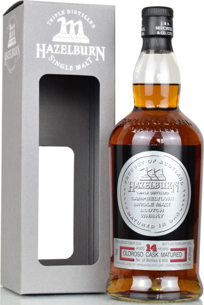 Hazelburn 14 Jahre Oloroso Sherry Cask 49,3% vol.