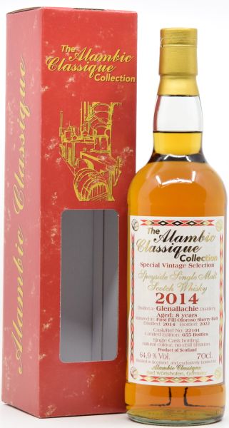 Glenallachie 8 Jahre 2014/2022 Sherry Cask Alambic Classique 64,9% vol