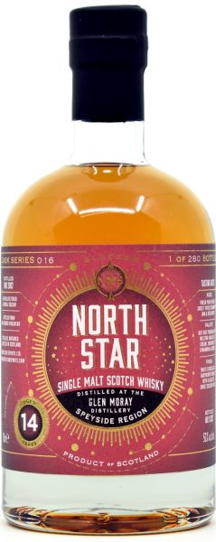 Glen Moray 14 Jahre 2007/2021 Sherry Cask North Star Spirits #016 51% vol.