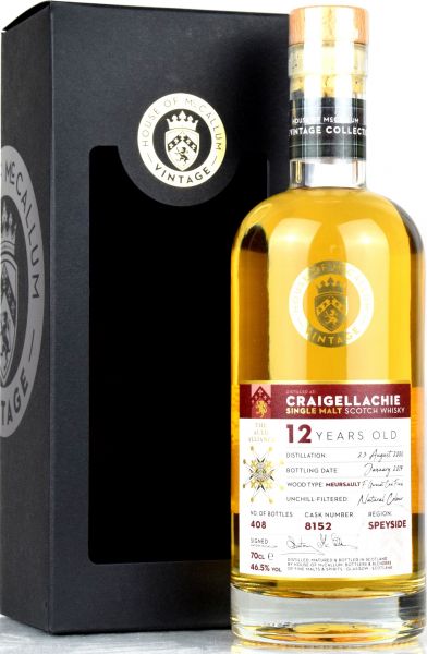 Craigellachie 12 Jahre 2006/2019 Meursault House of McCallum #8152 46,5% vol.