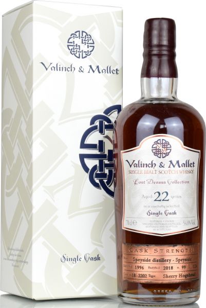 Speyside Distillery 22 Jahre 1996/2018 Sherry Cask Valinch & Mallet 54,8% vol.
