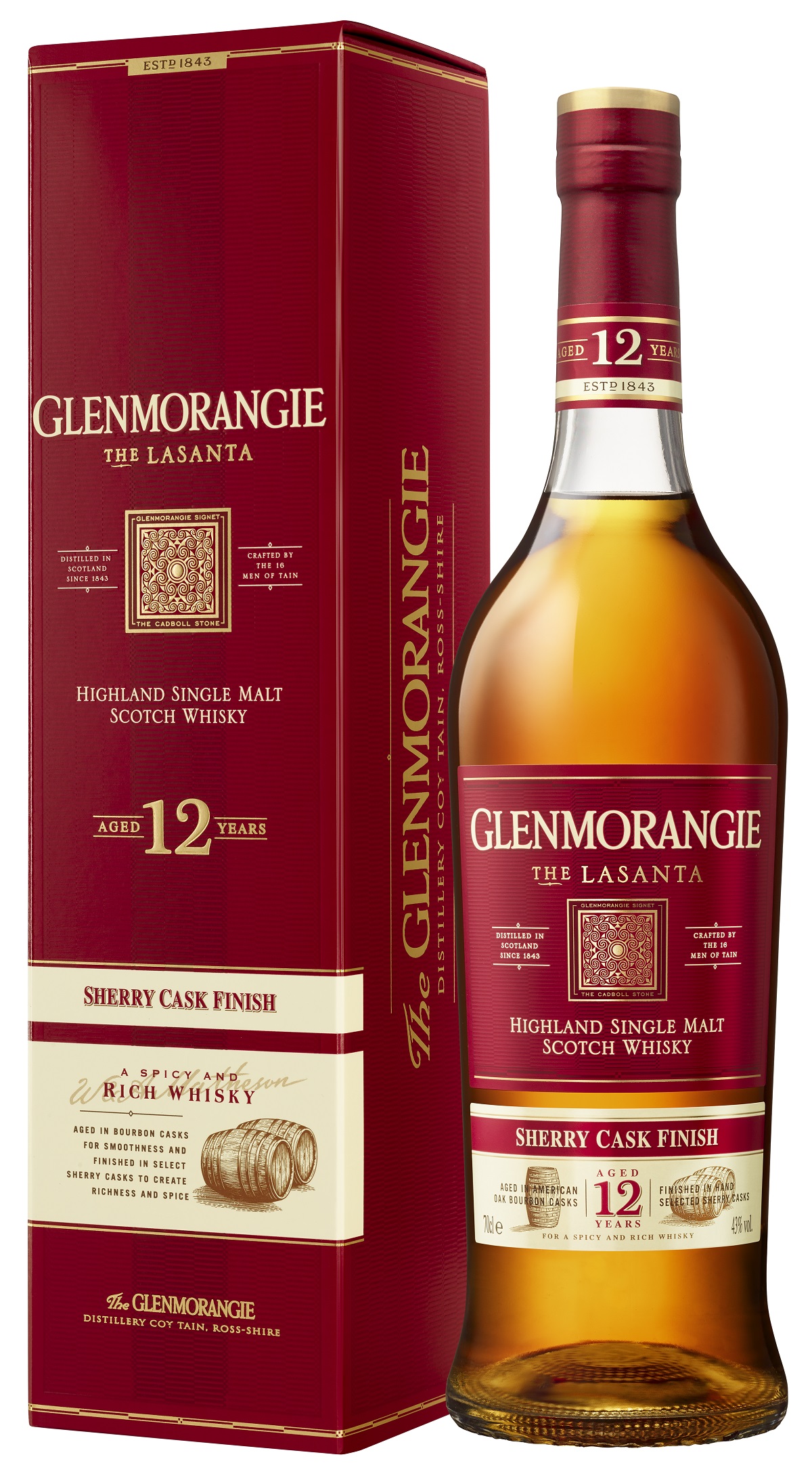 Glenmorangie 12 Jahre Lasanta 43 % vol. - hier kaufen! | deinwhisky.de ...