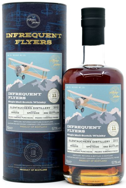 Glentauchers 11 Jahre 2012/2023 PX Sherry Cask Alistair Walker Infrequent Flyers 57,1% vol.