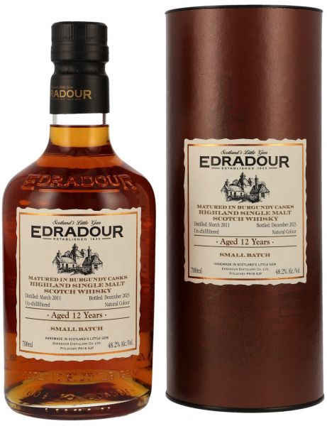 Edradour 12 Jahre 2011/2023 1st Fill Burgundy Cask 48,2% vol.