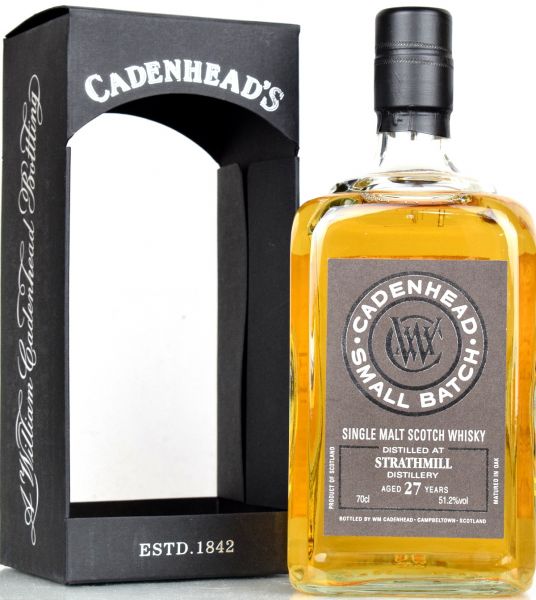 Strathmill 27 Jahre 1991/2019 Cadenhead 51,2% vol.