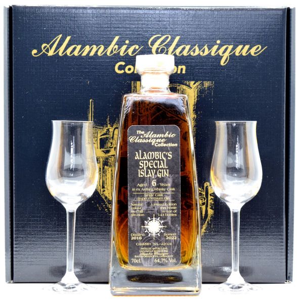 Alambic&#039;s Special Islay Gin 2016/2022 Ardbeg Cask Alambic Classique 64,7% vol.