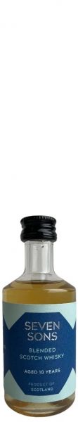 Seven Sons 10 Jahre Blended Whisky 8 doors Distillery 46,7% vol. Miniatur