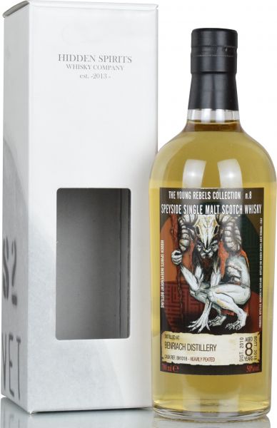 Benriach peated 8 Jahre 2010/2018 Hidden Spirits 50,0% vol.