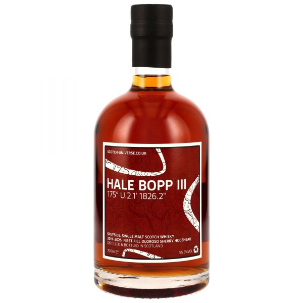 Hale Bopp III 2011/2025 1st Fill Oloroso Sherry Cask Scotch Universe 55,3% vol.