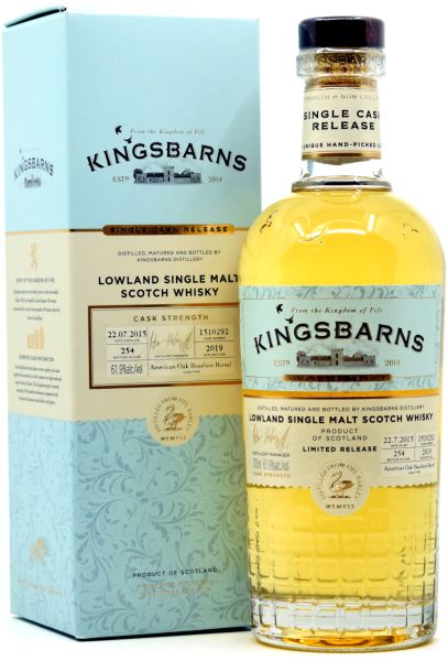 Kingsbarns 2015/2019 Single Cask #1510292 for netherlands 61,9% vol.