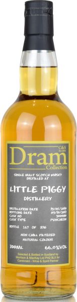 Little Piggy 7 Jahre 2010/2017 Sherry Cask C&S Dram Collection #900080 66,0% vol.