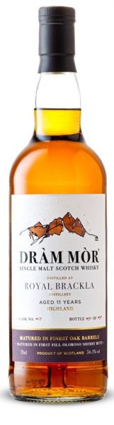 Royal Brackla 11 Jahre 2011/2023 1st Fill Oloroso Sherry Dram Mor 56,1% vol.