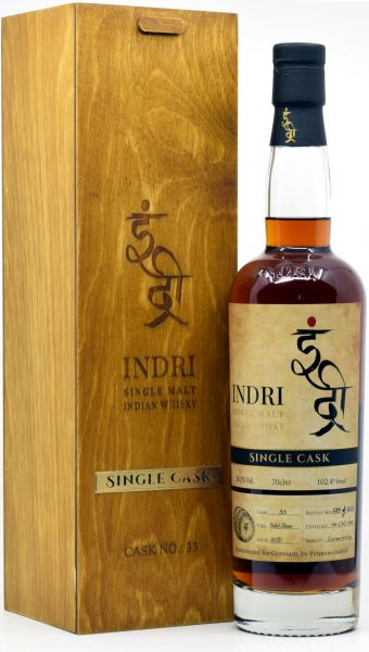 Indri 2018/2025 Peated Oloroso Single Cask #33 58,5% vol.