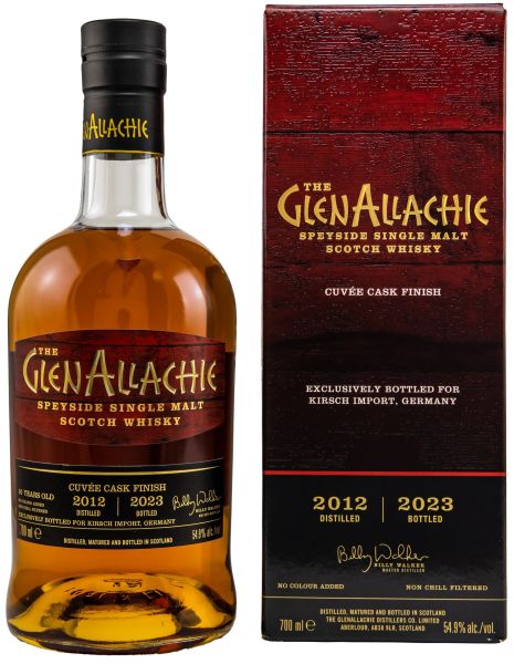 Glenallachie 2012/2023 Pedro Ximénez, Moscatel &amp; Ruby Port Cuvée Cask Finish 54,9% vol.