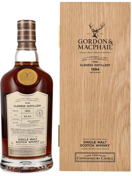 Glenesk 38 Jahre 1984/2023 Sherry Cask Gordon & MacPhail 50,5% vol.