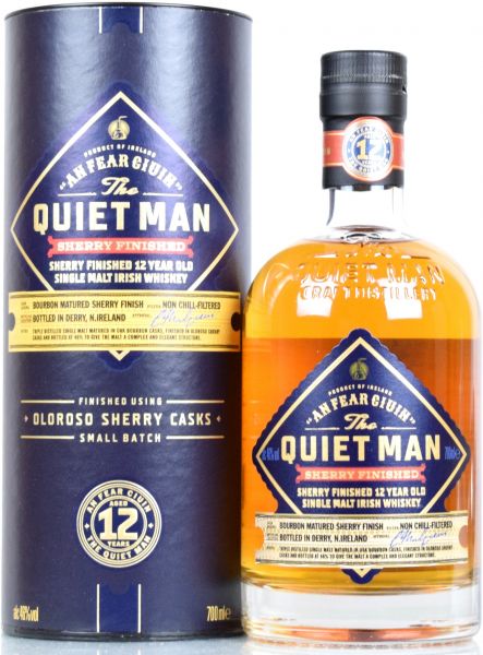 The Quiet Man 12 Jahre Small Batch Sherry Finish