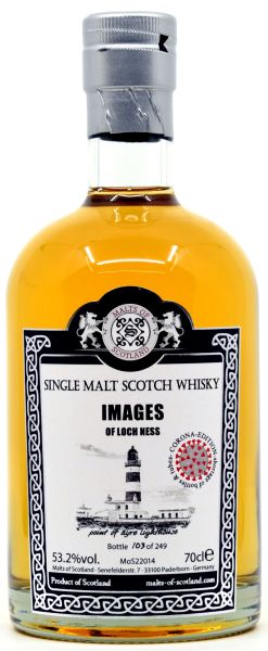 Images of Loch Ness &quot;Point of Byre Lighthouse&quot; Malts of Scotland 53,2% vol.