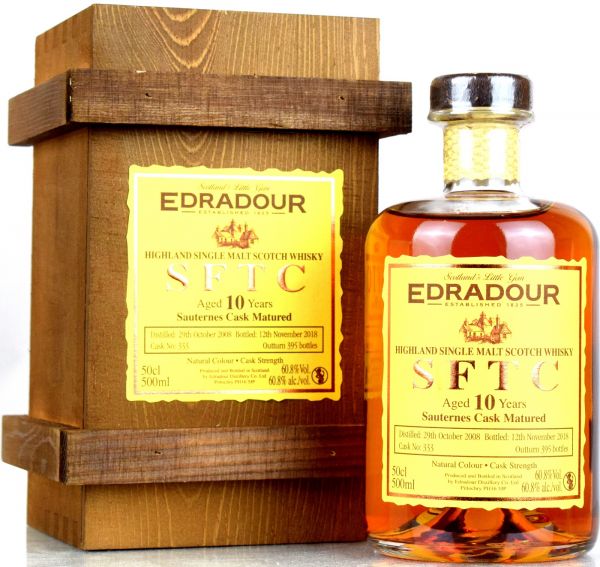 Edradour 10 Jahre 2008/2018 Sauternes Cask Straight from the Cask #333