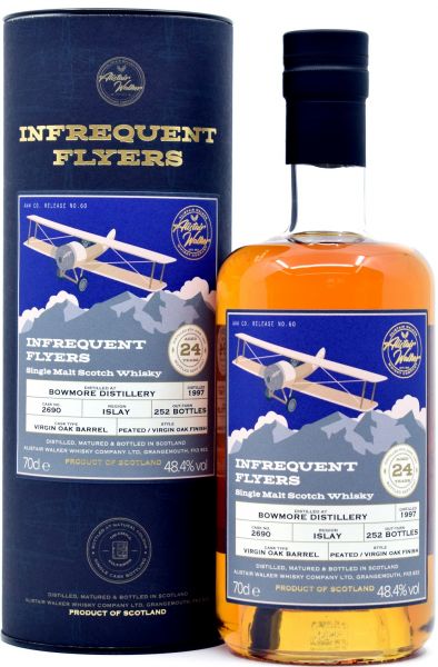 Bowmore 24 Jahre 1997/2021 Virgin Oak Alistair Walker Infrequent Flyers 48,4% vol.