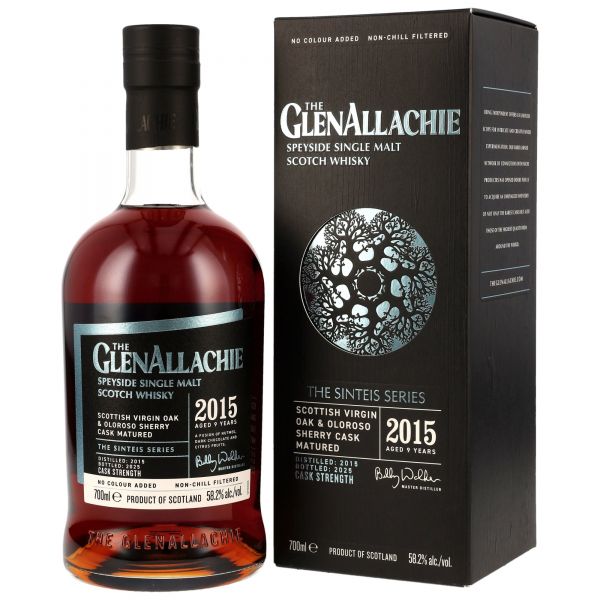 The GlenAllachie 2015/2025 Sinteis Series Part II Virgin Oak &amp; Oloroso Casks 58,2% vol.
