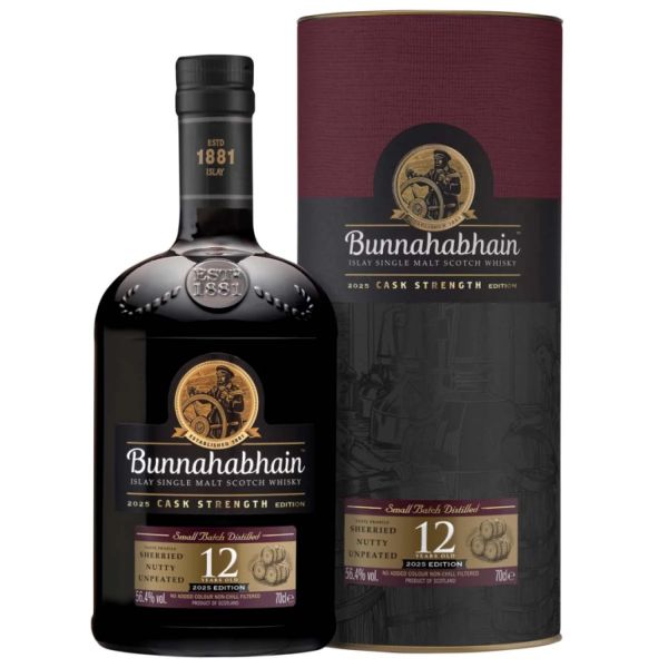 Bunnahabhain 12 Jahre Cask Strength 2025 56,4% vol.