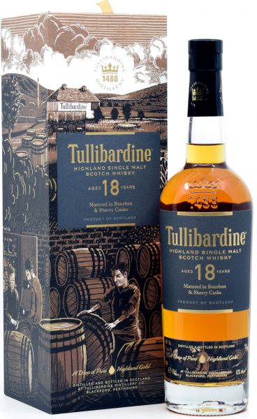 Tullibardine 18 Jahre 2005/2023 43% vol.