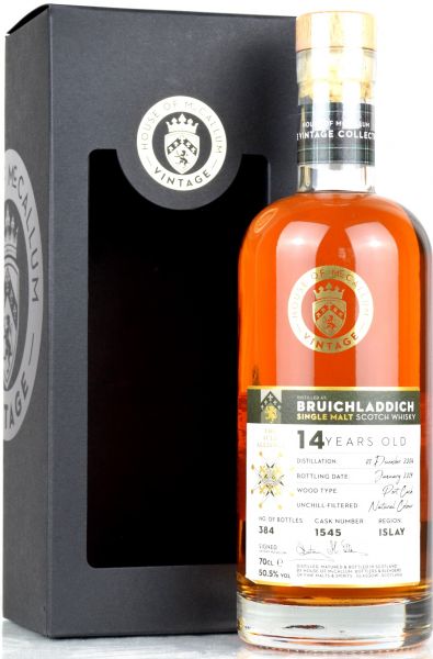 Bruichladdich 14 Jahre 2004/2019 Ruby Port Cask House of McCallum #1545 50,5% vol.